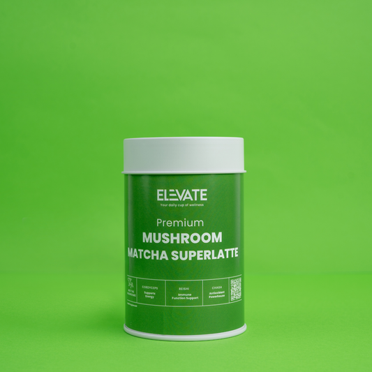 Mushroom Matcha Superlatte