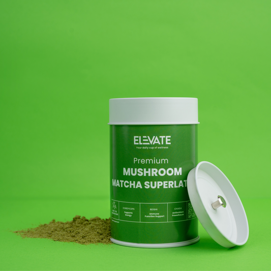 Mushroom Matcha Superlatte