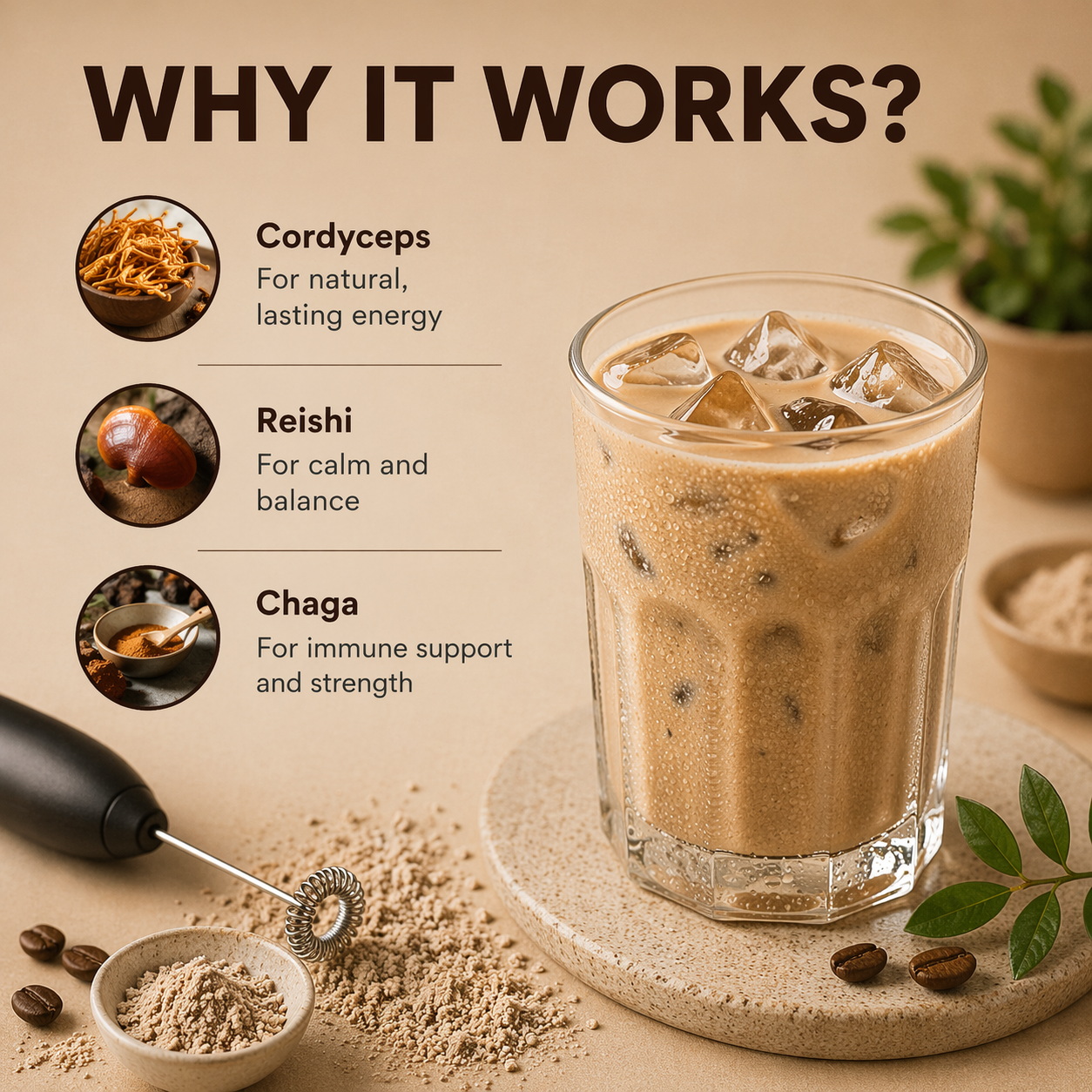Mushroom Coffee Superlatte