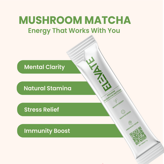 Mushroom Matcha Superlatte